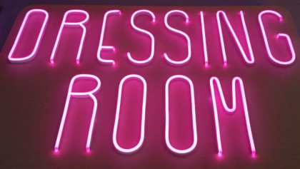 Dressing room Неонова вивіска
